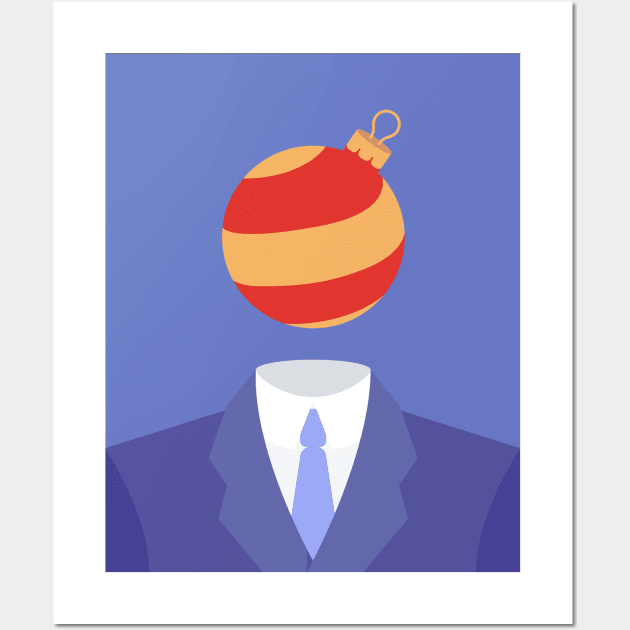 magritte christmas Wall Art by anghewolf